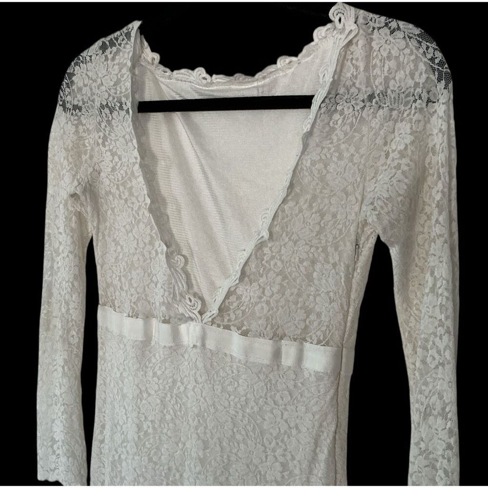 Vintage Lace Nightgown 0-2 - image 2